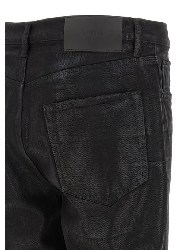 퍼플 브랜드 [해외직구] 퍼플 브랜드 데님 팬츠 LDP026CRBR525BLACK 착용컷