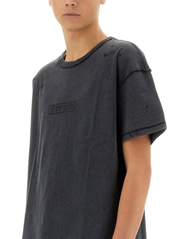 퍼플 브랜드 [해외직구] 25SS 퍼플 브랜드 반팔 티셔츠 P101 BLACK 착용컷
