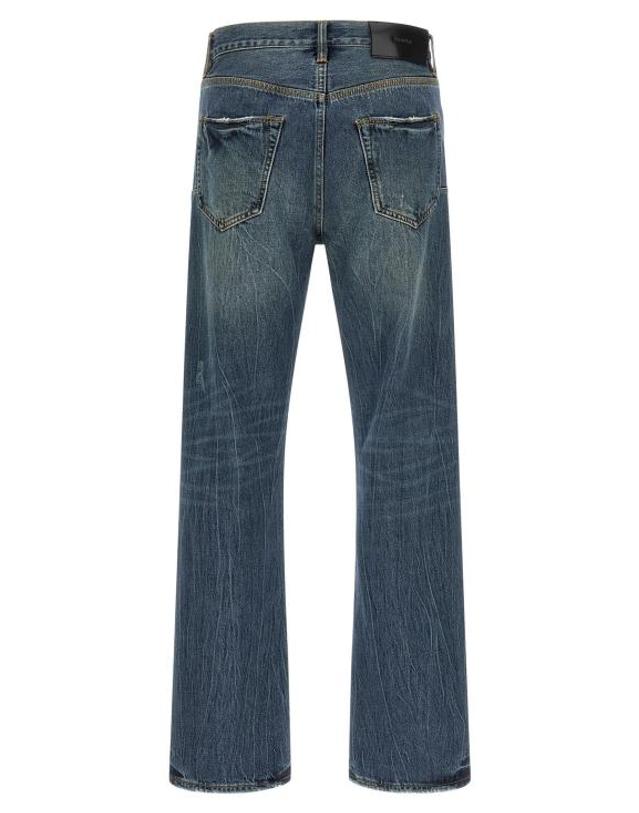 퍼플 브랜드 [해외직구] 퍼플 브랜드 데님 팬츠 LDP011STKI526DKINDIGO BLUE 착용컷