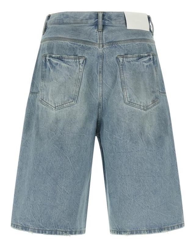 퍼플 브랜드 [해외직구] 퍼플 브랜드 숏팬츠 LDP070RTJL226LTINDIGO BLUE 착용컷
