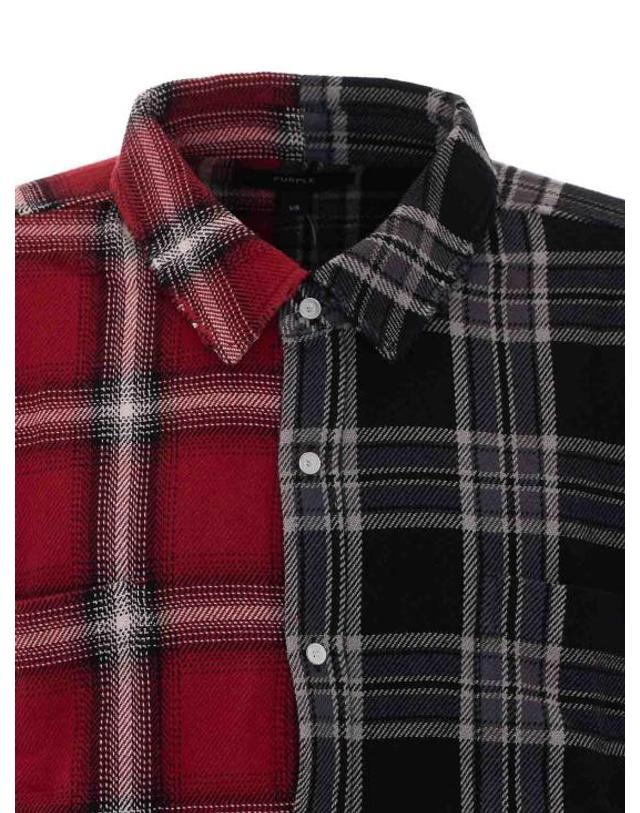 퍼플 브랜드 [해외직구] 26FW 퍼플 브랜드 긴팔 셔츠 M3030HTTC426MULTI MULTICOLOUR 착용컷