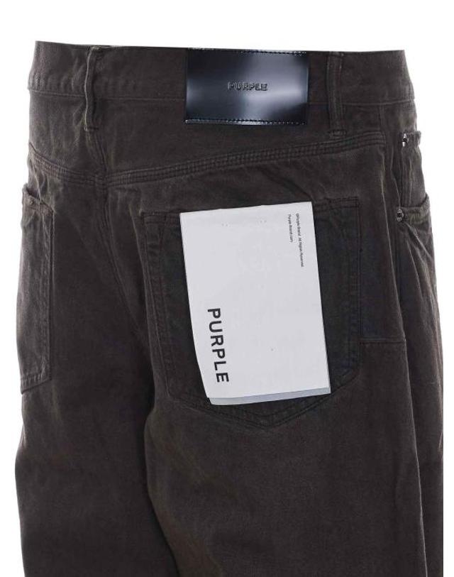 퍼플 브랜드 [해외직구] 26FW 퍼플 브랜드 스트레이트 팬츠 P013MCHP426CHOCOLATE BROWN 착용컷