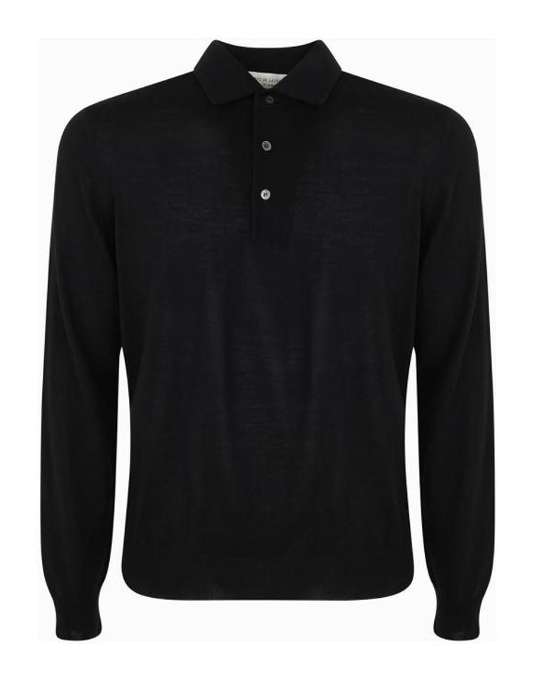 FILIPPO DE LAURENTIIS [해외직구] 26FW 필리포 드 로렌티스 폴로 티셔츠 PL1MLPARRM16R990 BLACK