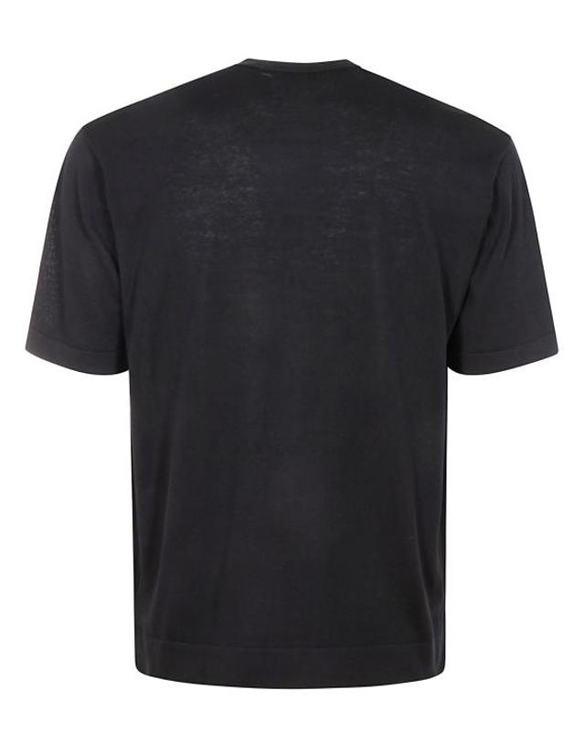 필리포 드 로렌티스 [해외직구] 26SS 필리포 드 로렌티스 반팔 티셔츠 TS0MCTOV CR14R 990 BLACK 착용컷