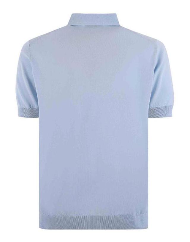 필리포 드 로렌티스 [해외직구] 26SS 필리포 드 로렌티스 폴로 티셔츠 PL1MCPARCR14R800 Light Blue 착용컷