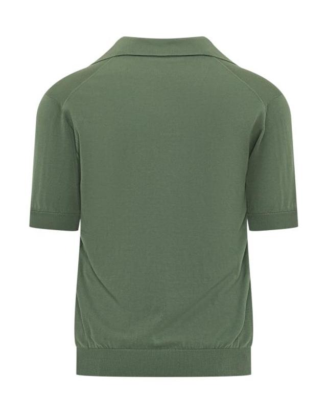 필리포 드 로렌티스 [해외직구] 26SS 필리포 드 로렌티스 폴로 티셔츠 PL1MCSKSU12R 560 OLIVA 착용컷