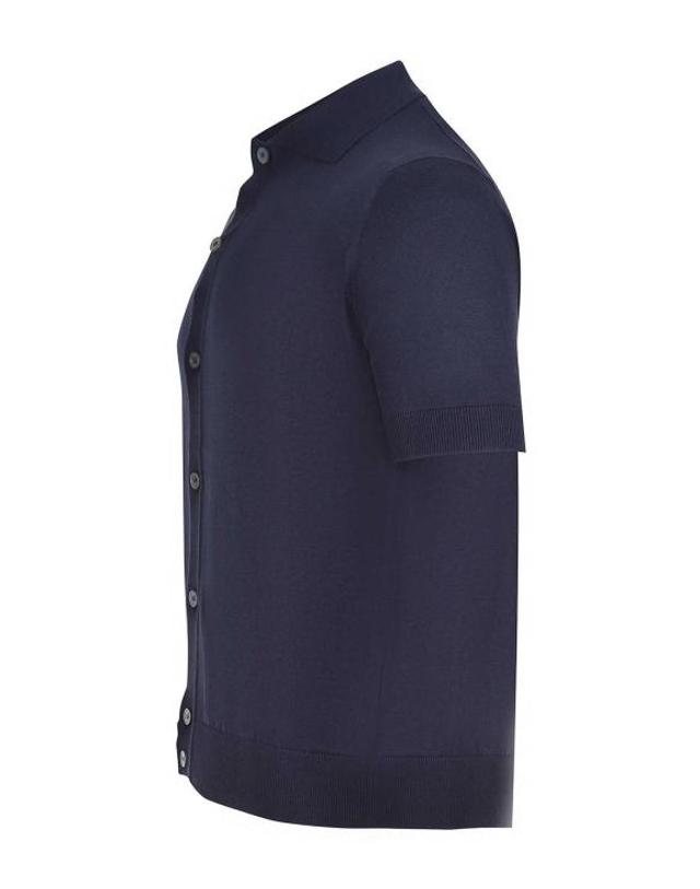 필리포 드 로렌티스 [해외직구] 26SS 필리포 드 로렌티스 폴로 티셔츠 CA1MCSU12R891 BLUE 착용컷