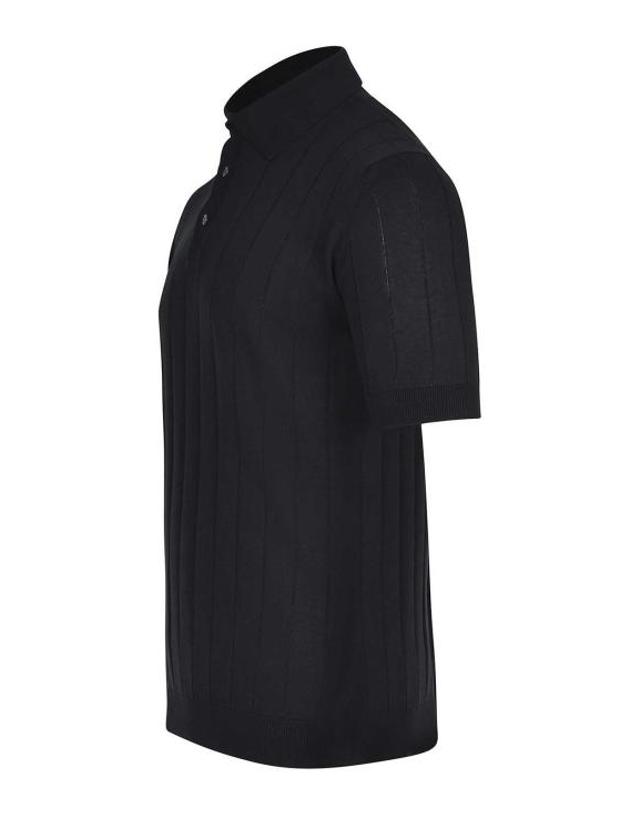 필리포 드 로렌티스 [해외직구] 26SS 필리포 드 로렌티스 폴로 티셔츠 PL1MCCR14C990 BLACK 착용컷