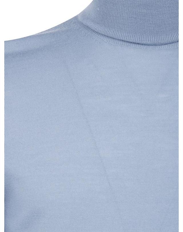 필리포 드 로렌티스 [해외직구] 26FW 필리포 드 로렌티스 터틀넥 DV1ML RM16R 099 510 LIGHT BLUE 착용컷