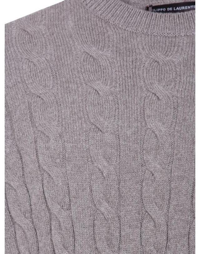 필리포 드 로렌티스 [해외직구] 26FW 필리포 드 로렌티스 스웨터 GC3ML WC7TC 920 BEIGE MELANGE 착용컷