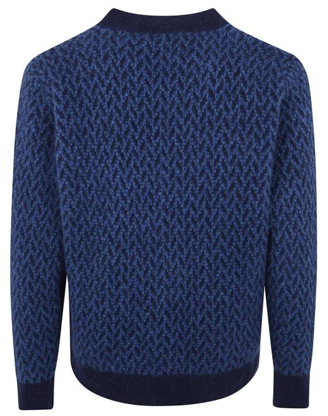 필리포 드 로렌티스 [해외직구] 26FW 필리포 드 로렌티스 가디건 CB3ML WA5J2 6989 BLUE MIX 착용컷