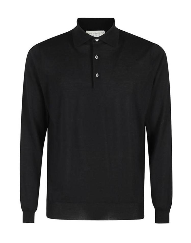 [해외] 25FW 필리포 드 로렌티스 폴로 티셔츠 PL1ML RM16R 097 Black