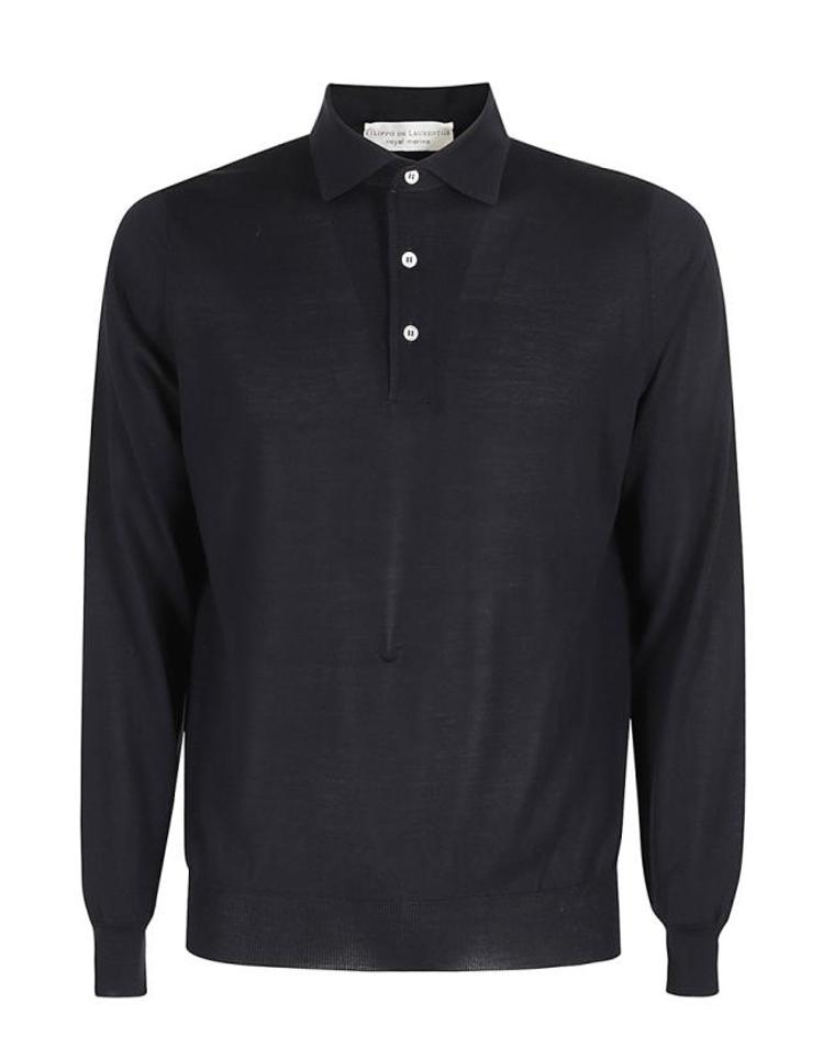[해외] 24FW 필리포 드 로렌티스 폴로 티셔츠 PL1MLPAR RM16R 095 Blue