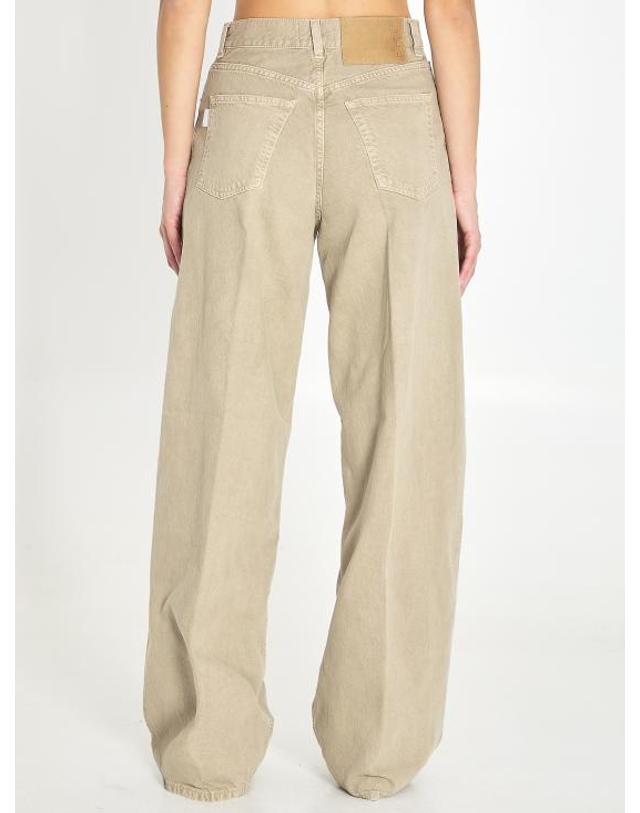 하이쿠레 [해외직구] 26SS 하이쿠레 스트레이트 팬츠 HEW03296GF146XT T0562 BEIGE 착용컷