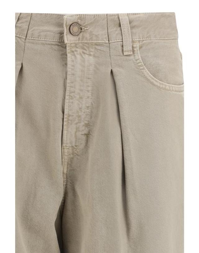 하이쿠레 [해외직구] 26SS 하이쿠레 데님 팬츠 HEW03340GF146 T0562 BEIGE 착용컷