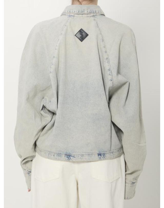 하이쿠레 [해외직구] 26SS 하이쿠레 데님 셔츠 HEW06100 LIGHT BLUE 착용컷