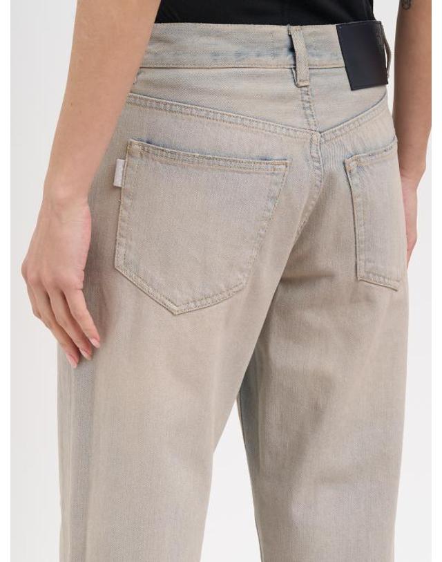 하이쿠레 [해외직구] 26SS 하이쿠레 스트레이트 팬츠 NHEW03330DF203L0932 LIGHT BLUE 착용컷