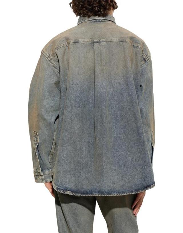 하이쿠레 [해외직구] 26FW 하이쿠레 셔츠 HEM06054DF106 L0940 DENIM BLUE 착용컷