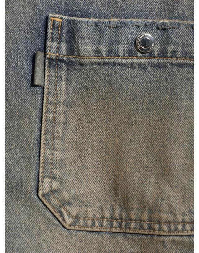 하이쿠레 [해외직구] 26FW 하이쿠레 셔츠 HEM06054DF106 L0940 DENIM BLUE 착용컷