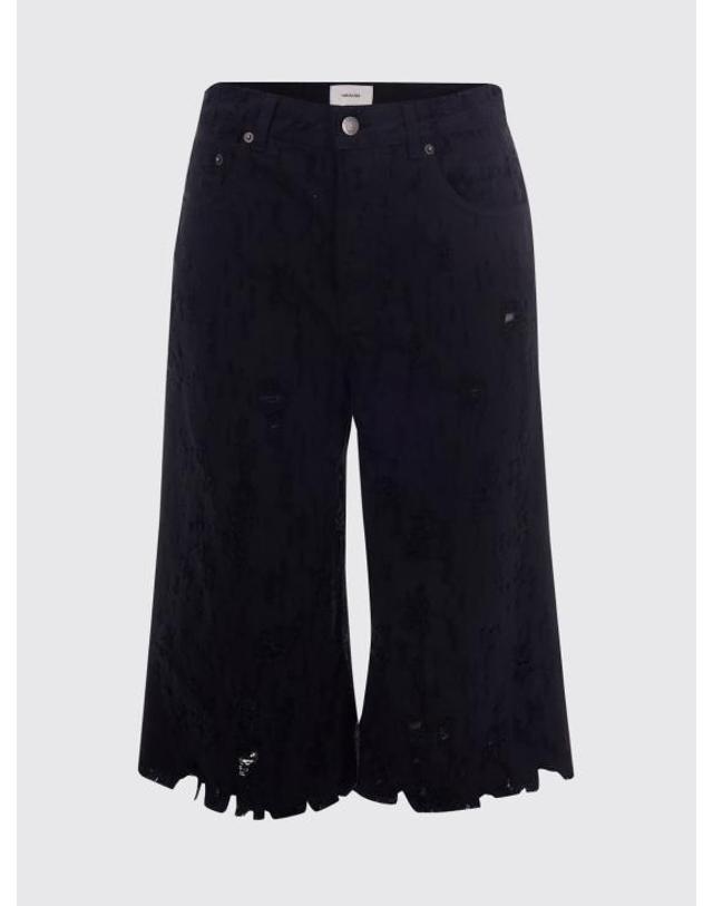 하이쿠레 [해외직구] 26SS 하이쿠레 숏팬츠 HEW03369GF180PXD T0491 Black 착용컷