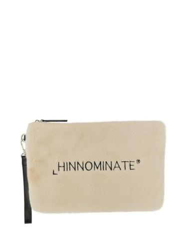 [해외직구] 22FW 힌노미네이트 클러치 파우치 HNAW73 BIANCOBURRO WHITE