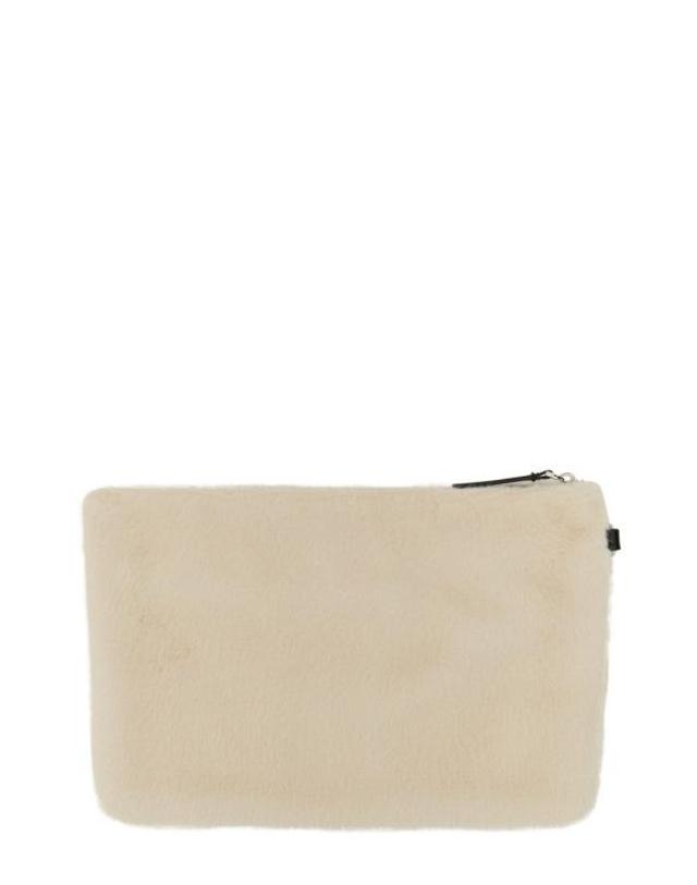 힌노미네이트 [해외직구] 22FW 힌노미네이트 클러치 파우치 HNAW73 BIANCOBURRO WHITE 착용컷