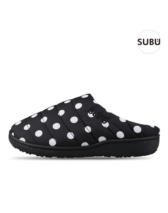 수부 스부 SUBU 오리지널스 윈터 샌들 패딩 슬리퍼 수부 도트 닷 SB-63 착용컷