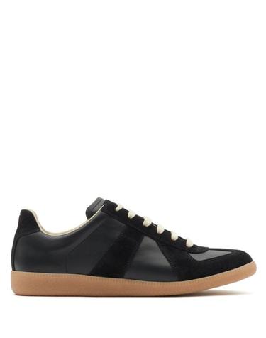 [해외직구] 26FW 마르지엘라 블랙 레더 레플리카 독일군 S57WS0236 P1895H6851 BLACK