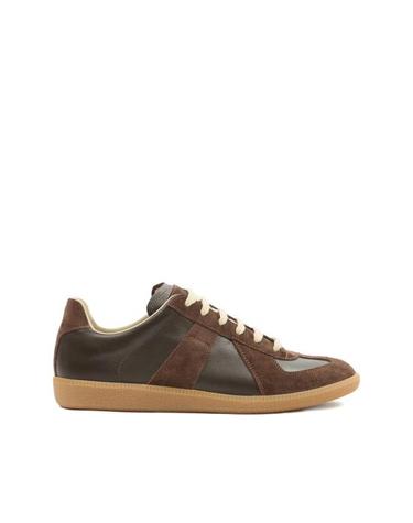 [해외직구] 26FW 마르지엘라 레플리카 카프스킨 스니커즈 P1895 S57WS0236 T2153 BROWN