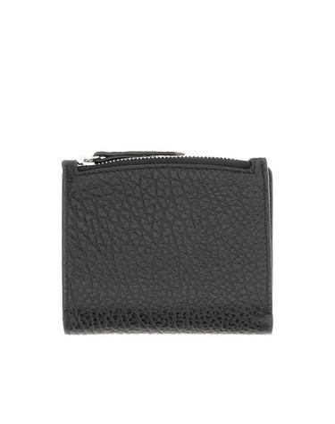 [해외직구] 26FW 마르지엘라 레더 플랩 월렛 SA1UI0023P4455 Black