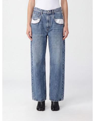 [해외직구] 26FW 마르지엘라 컨트래스티드 포켓 스트레이트 진 S51LA0052S30513 470 Denim