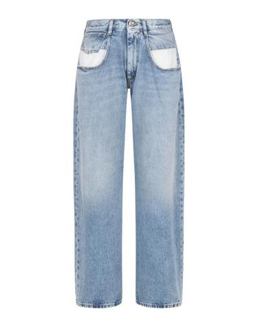 [해외직구] 26FW 마르지엘라 컨트래스티드 포켓 스트레이트 진 S51LA0052 S30513470 MEDIUM WASH