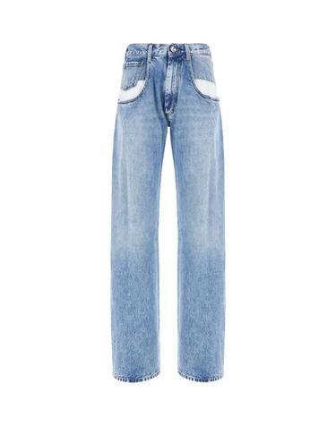 [해외직구] 26FW 마르지엘라 컨트래스티드 포켓 스트레이트 진 S51LA0052S30513 470