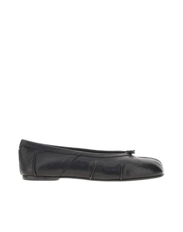 [해외직구] 26FW 마르지엘라 타비 발레리나 스웨이드 플랫 슈즈 S58WZ0127P3753 Black