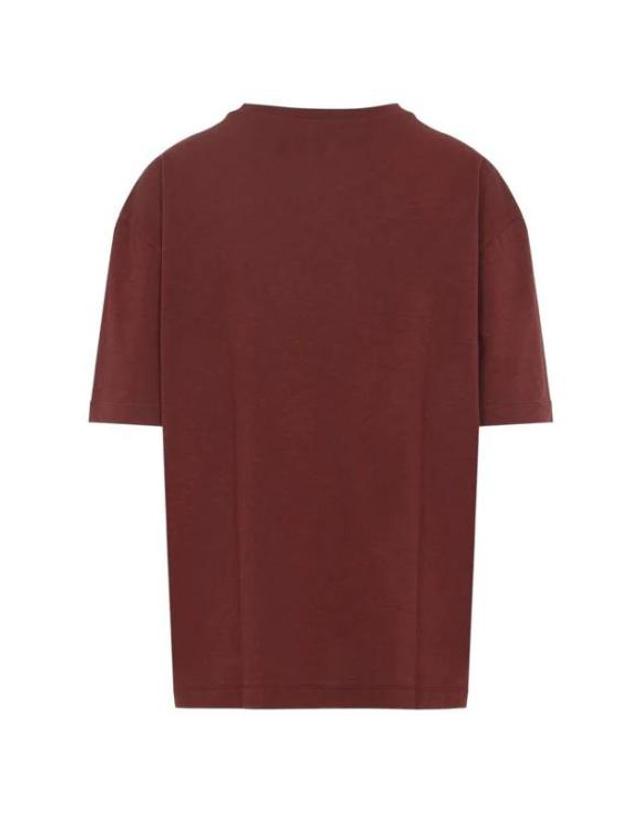 메종 마르지엘라 [해외직구] 26SS 마르지엘라 반팔 티셔츠 S50GC0730M20164 210 DARK BRIC RED 착용컷