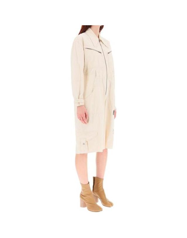 메종 마르지엘라 [해외직구] 마르지엘라 코트 MA 9137034428628 WHITE 착용컷