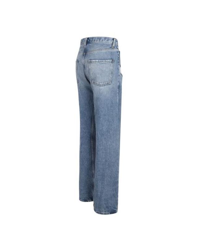 메종 마르지엘라 [해외직구] 26FW 마르지엘라 컨트래스티드 포켓 스트레이트 진 S51LA0052S30513 470 LIGHT BLUE 착용컷