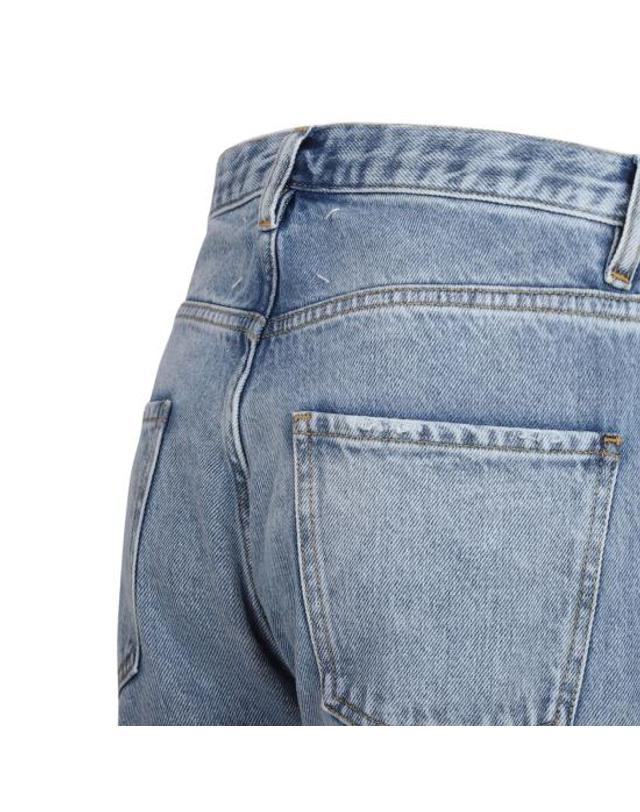 메종 마르지엘라 [해외직구] 26FW 마르지엘라 컨트래스티드 포켓 스트레이트 진 S51LA0052S30513 470 LIGHT BLUE 착용컷