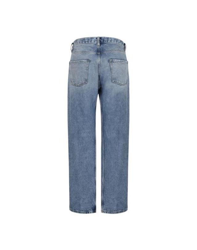메종 마르지엘라 [해외직구] 26FW 마르지엘라 컨트래스티드 포켓 스트레이트 진 S51LA0052S30513470 LIGHT BLUE 착용컷