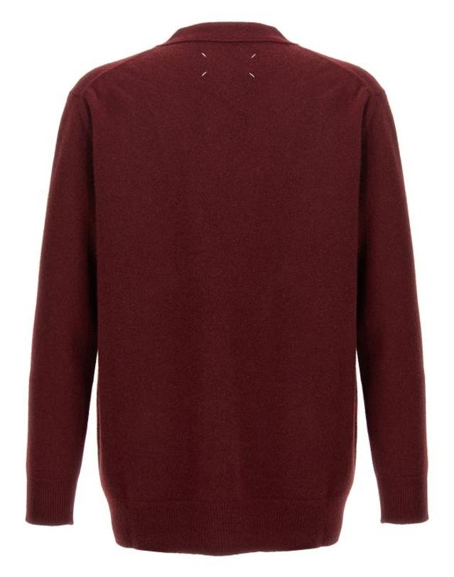 메종 마르지엘라 [해외직구] 24FW 마르지엘라 가디건 MA293359BM BURGUNDY 착용컷
