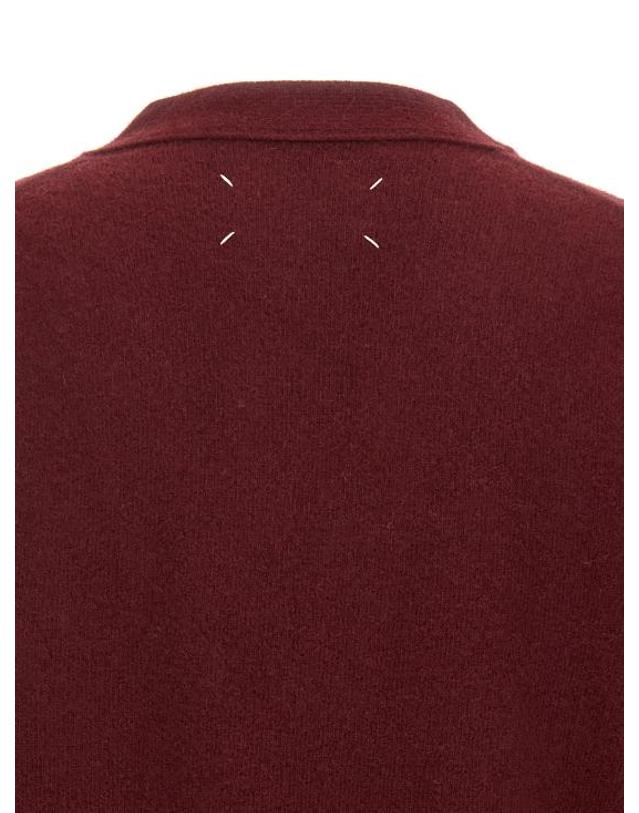 메종 마르지엘라 [해외직구] 24FW 마르지엘라 가디건 MA293359BM BURGUNDY 착용컷