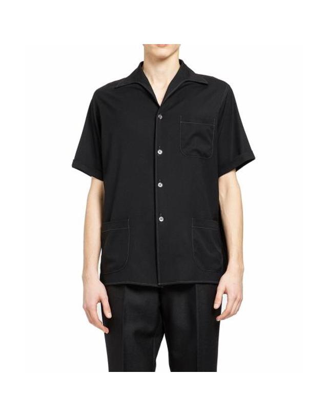 메종 마르지엘라 [해외직구] 마르지엘라 셔츠 MA 9137604788436 BLACK 착용컷