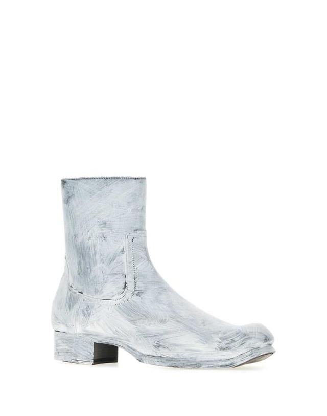 메종 마르지엘라 [해외직구] 26FW 마르지엘라 플로트 앵클 부츠 S97WU0100P7882 H1532 WHITE 착용컷