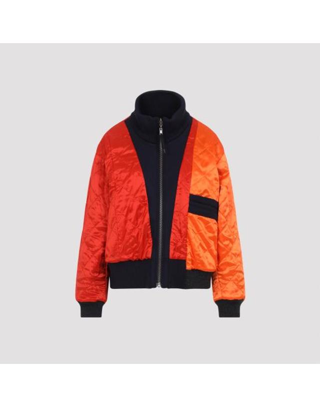 메종 마르지엘라 [해외직구] 26FW 마르지엘라 투톤 울 봄버 재킷 S51AM0520 M35935 961 DARK BLUE BLACK 착용컷