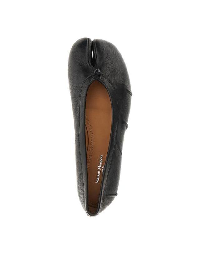 메종 마르지엘라 [해외직구] 26FW 마르지엘라 타비 발레리나 스웨이드 플랫 슈즈 S58WZ0127P3753 Black 착용컷