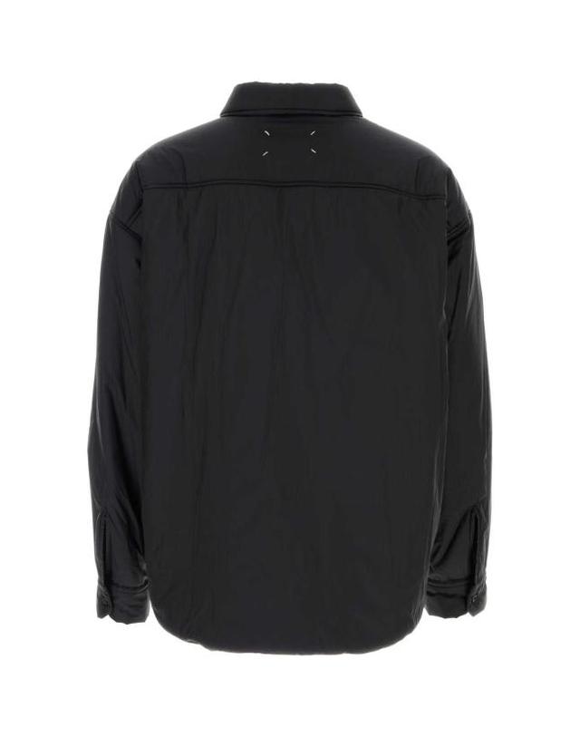 메종 마르지엘라 [해외직구] 26FW 마르지엘라 패딩 셔츠 S51AM0526M35929 900 BLACK 착용컷