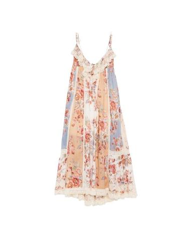 [해외직구] 26SS 짐머만 미디 원피스 5771DRS261 SPLIC NEUTRALS