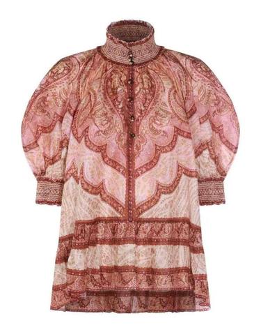 [해외직구] 26SS 짐머만 블라우스 5655TRS262TBML RED