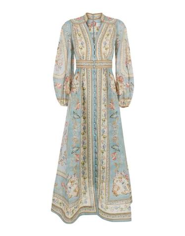 [해외직구] 26FW 짐머만 롱 원피스 3501DSS264BTPF Multicolor