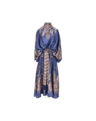 [해외직구] 26FW 짐머만 롱 원피스 0145DF261 Blue
